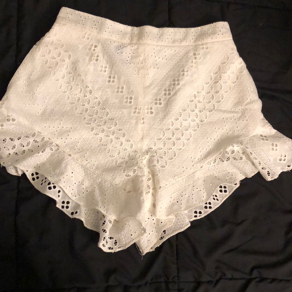 White shorts